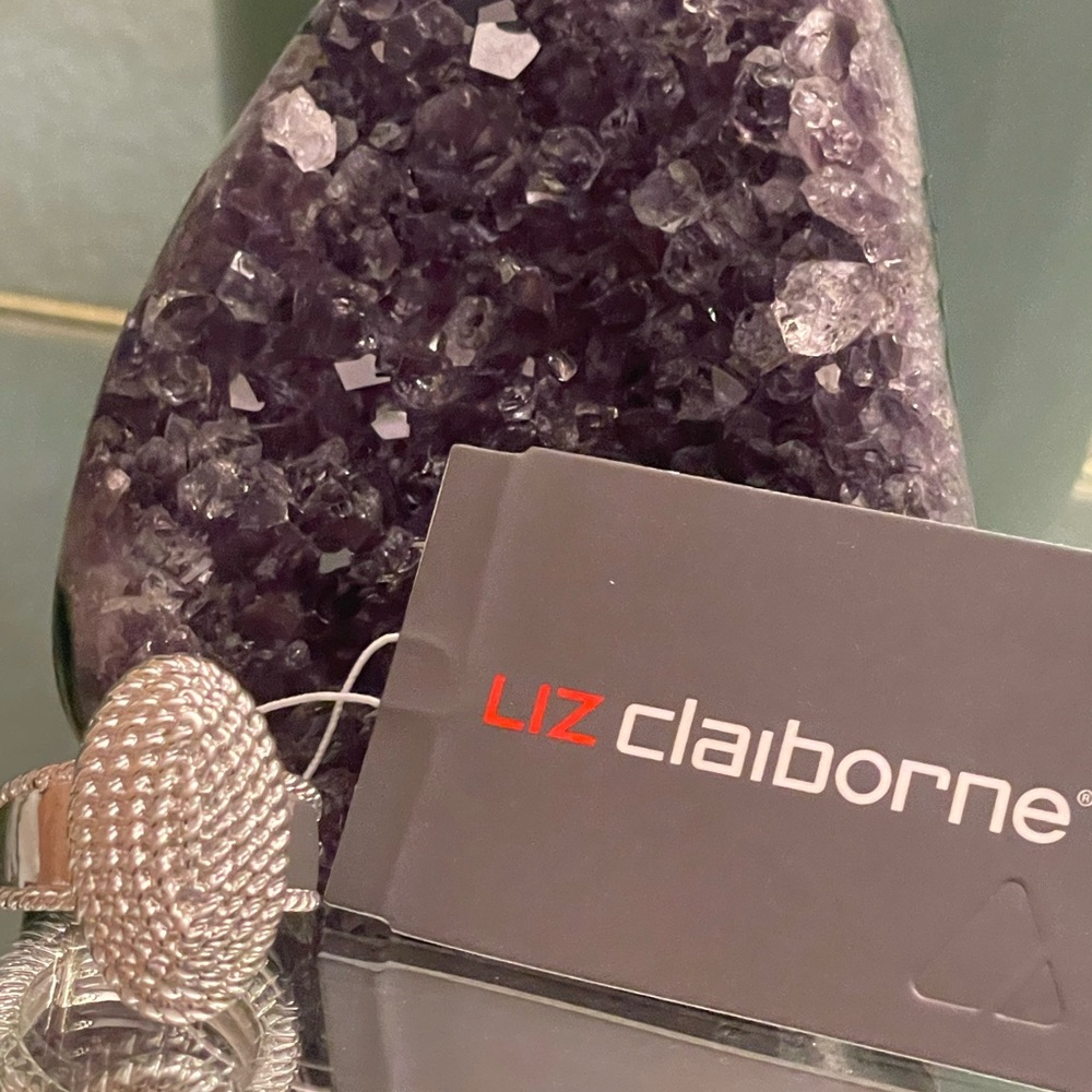 Liz Claiborne Size 7 Stretch Silver Ring